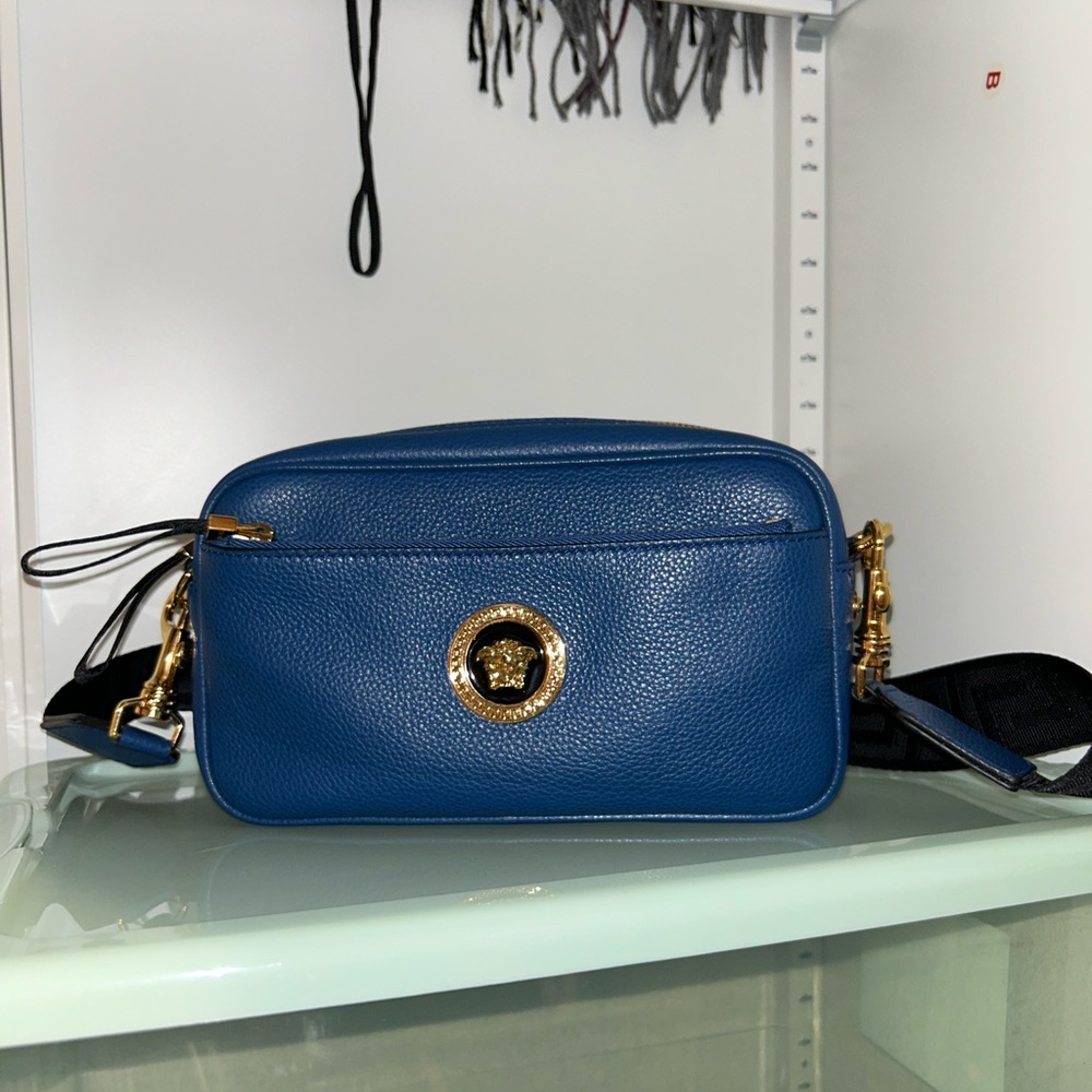 Versace Blue Crossbody